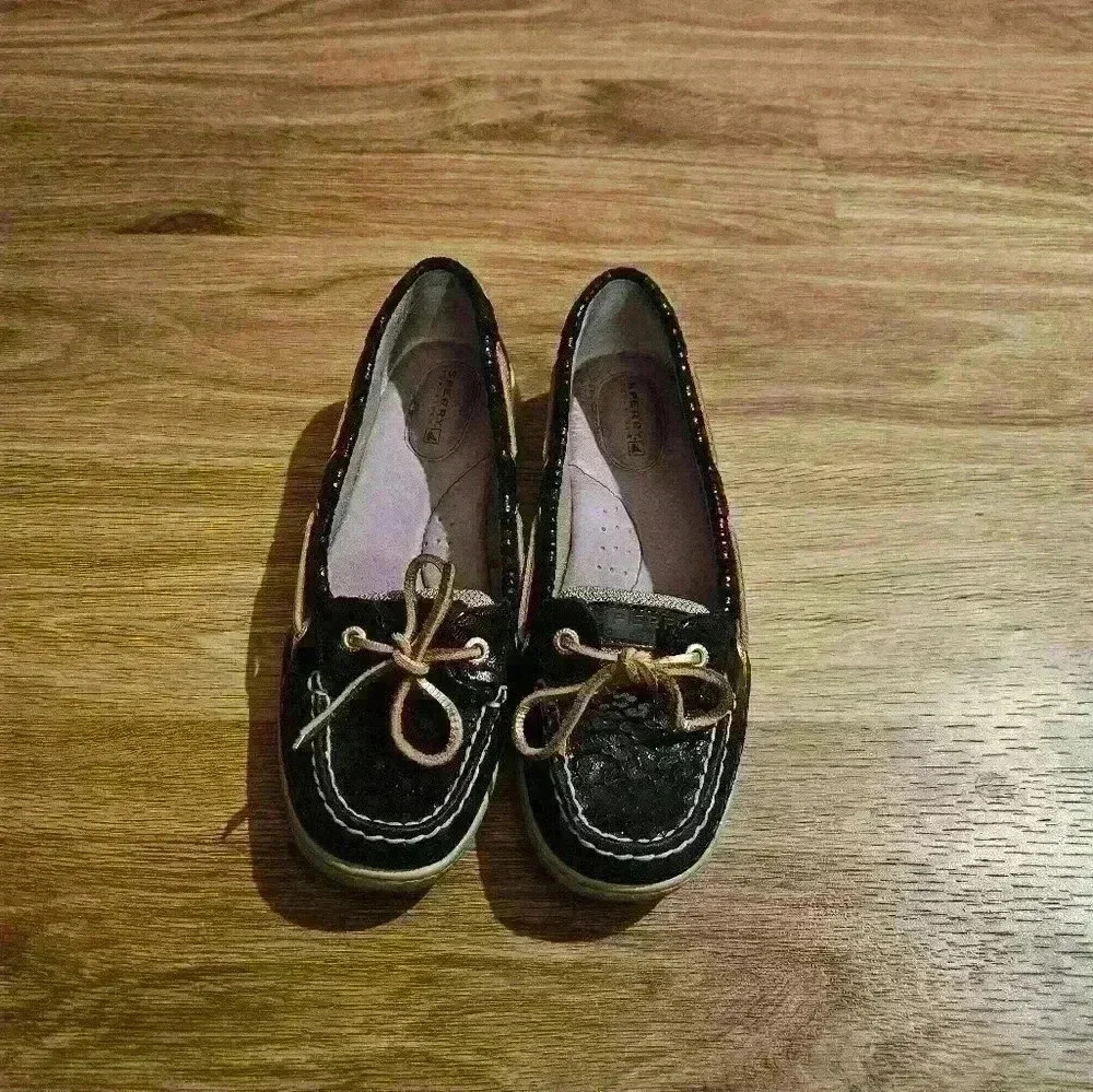 Sperry Black and tan